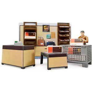 NEW Bruder 62250 B World UPS Store Toy Playset